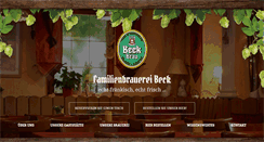 Desktop Screenshot of beck-braeu.de