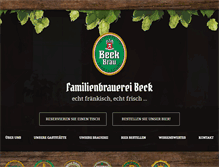 Tablet Screenshot of beck-braeu.de